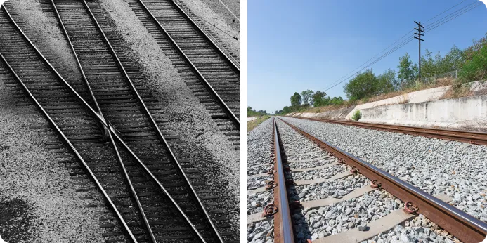 انواع ریل راه آهن قطار چیست؟