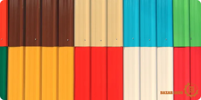 مزایای استفاده از ورق رنگی برای ساختمان سازی 